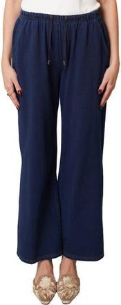 Cyrus Drawstring Wide Leg Pants in Dark Wash at Nordstrom Rack, Size X-Large