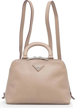 Prada Pre-owned Saffiano Lux Promenade Backpack - - Pre-owned - Donna - Marrone - ONE SIZE