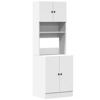 vidaXL Vidaxl - Mueble De Cocina Madera De Ingenier&iacute;a Blanco 60x50x180 Cm