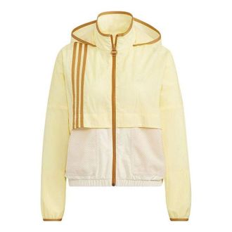 adidas (WMNS) adidas Neo Util Windbreaker Jackets Yellow HN2329