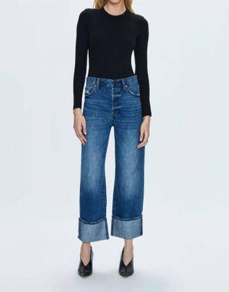 Pistola Denim Ryder High Rise Cuffed Jeans In Fulton