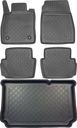 OEM Juego De Alfombrillas Para Coche Y Maletero Para Ford Fiesta Vii Hatchback A Partir De Julio De 2017