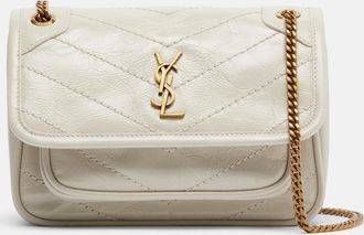 Saint Laurent Niki Cassandre Mini leather shoulder bag
