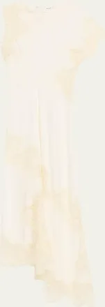 A.L.C. Alessia Satin and Lace Maxi Dress