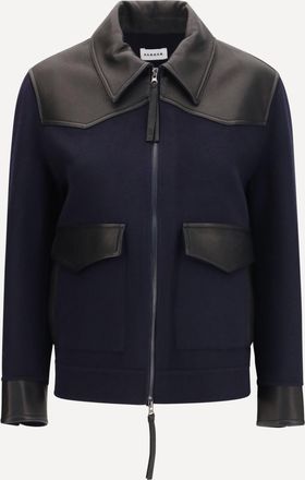 P.A.R.O.S.H. P. A.R. O.S. H. Leather trimmed Jacket Female XS