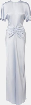 Victoria Beckham Gathered satin gown