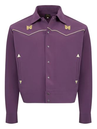 Needles long-sleeves jacket - men - Fabric - L - Purple