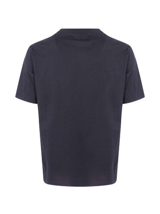 Emporio Armani Graphic-Print Cotton T-shirt - Black