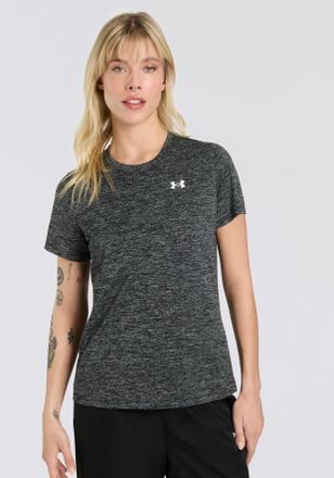 Under Armour Trainingsshirt UNDER ARMOUR TECH SSC- TWIST, Damen, Gr. XXL, schwarz, Obermaterial: 100% Polyester, normal, Rundhals, Shirts Trainingsshirt, Kurzarm-D