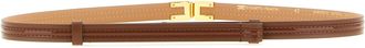 Elisabetta Franchi Logo-Buckle Belt - Cognac