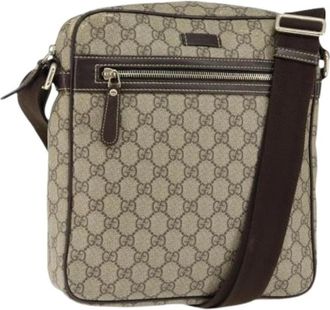 Gucci Pre-owned Plastic Cross Body Tas - Dames - Vintage Schoudertas - Beige - ONE Size - Vintage