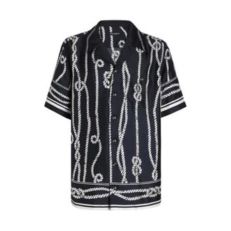 Dolce & Gabbana Heren, Overhemden, Blauw, Maat: L Zijde