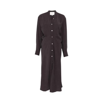 STUDIO NICHOLSON Dames, Jurken, Bruin, Maat: 2XS Modal