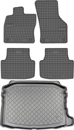 OEM Juego De Alfombrillas De Goma Para Coche Y Alfombrilla Para Maletero Para Seat Le&oacute;n Iv Hatchback A Partir De Marzo De 2020