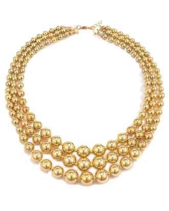 Liv Oliver 18K Plated Bold Necklace