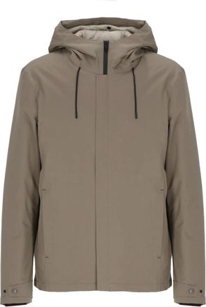 Woolrich Hooded Jacket - Heren - Zomerjassen - Grijs - XL - Jassen
