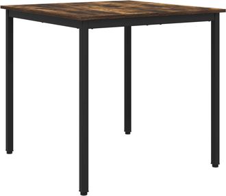 vidaXL Mesas De Comedor 80 X 80 X 75 Cm Madera De Ingenier&iacute;a Cuadrado Vidaxl