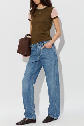 Loewe T-shirt With Logo, Womens, Green