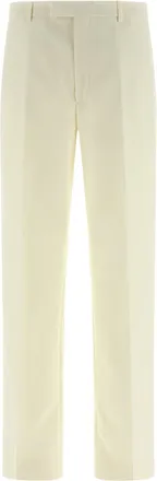 Gucci Tailored Trousers Pantaloni Bianco-Uomo