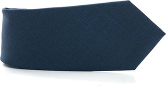 Canali Accessoires, Heren, Blauw, ONE Size, Wol, Stropdas