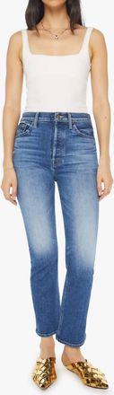Mother Tripper Flood Jeans In Sixth Sense