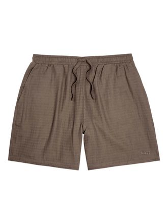BOSS drawstring shorts - Marrone