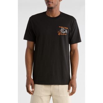 Volcom Pour Choices Graphic T-Shirt in Black at Nordstrom Rack, Size X-Large