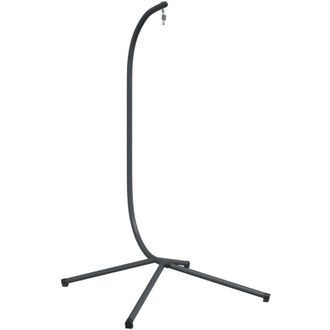 vidaXL vidaXL Hanging Egg Chair Stand without Basket Anthracite Steel