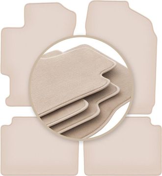 OEM Alfombrillas Beige Premium Para Mazda 6 I Gg / Gy Familiar, Sed&aacute;n, Liftback 2002-2007