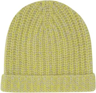 The Elder Statesman Tweekleurige Cashmere Beanie - Heren - Hoeden - Veelkleurig - ONE Size - Accessoires