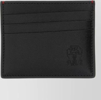 Brunello Cucinelli leather card holder