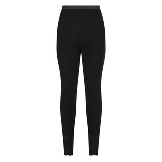 Valentino Garavani Leggings, female, Black, Size: XL Cashmere Leggings