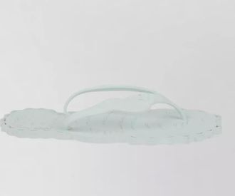 Zimmermann embossed thong sandals