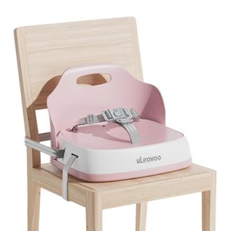 OEM Asiento Elevador, Arn&eacute;s De Seguridad De 3 Puntos, Dise&ntilde;o Lavable, Rosa