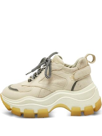 Prada 1210283 suede trainers - Neutrals
