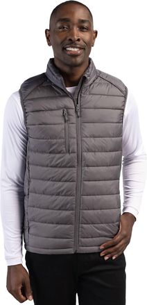 Clique Hudson Puffer Vest In Grey
