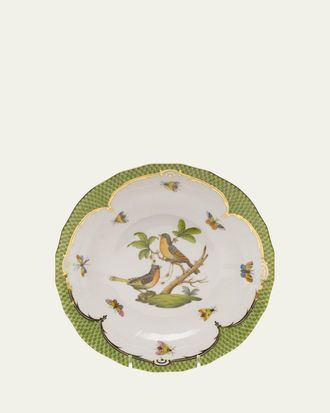 Herend Rothschild Bird Green Motif 08 Dessert Plate