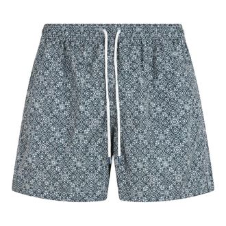 Fedeli Beachwear, male, Gray, Size: 3XL Madeira Swim Shorts