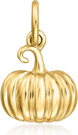 RS Pure by Ross-Simons 14kt Yellow Gold Pumpkin Charm