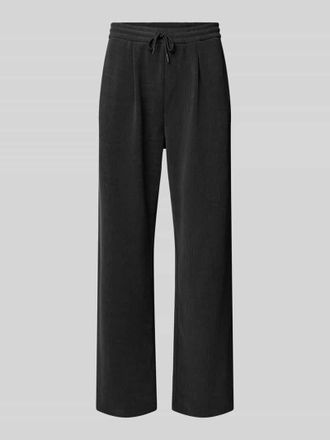 Review Hose in Ripp-Optik mit elastischem Bund in Anthrazit, Gr&ouml;&szlig;e L