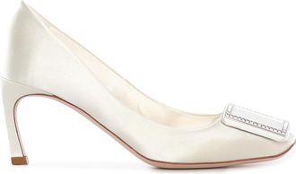 Roger Vivier Satin Trumpet Pumps