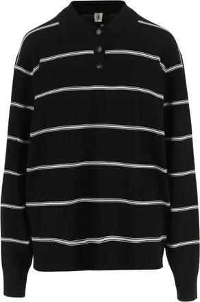 The Garment Tops, Dames, Zwart, M, Polyester, Madison Polo