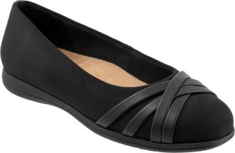 Trotters Womens Daphne Ballet Flat In Black