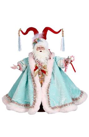 Mark Roberts Candy Dandy Santa in Aqua at Nordstrom