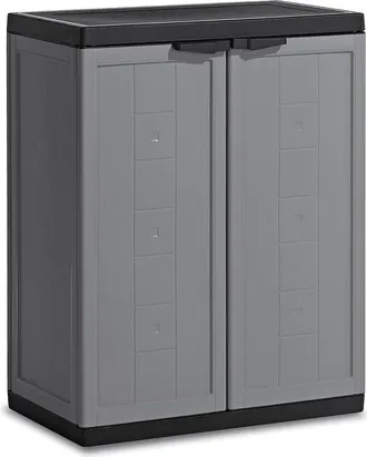 Keter Armario Bajo Gris Negro 68x39x85h Cm. Alegre