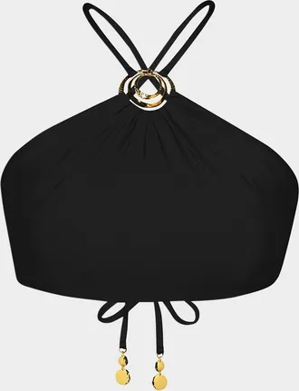 Sunshine 79 Solids High-Neck Bikini Top