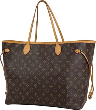Louis Vuitton Brown Monogram Shoulder Bag Tote Bag (Pre-Owned)