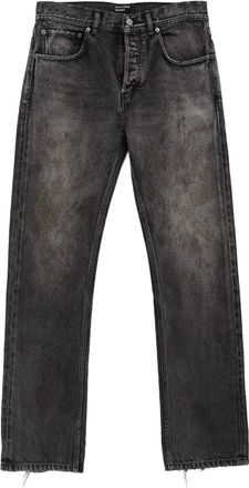 Enfants Riches Deprimes Pantaloni in cotone con effetto vissuto - Grigio