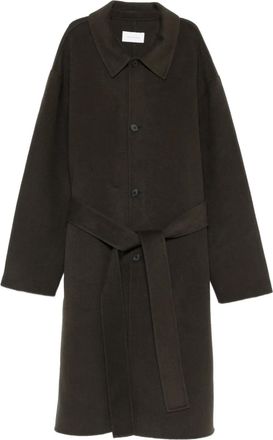 Berner Kühl belted single-breasted coat - Brown