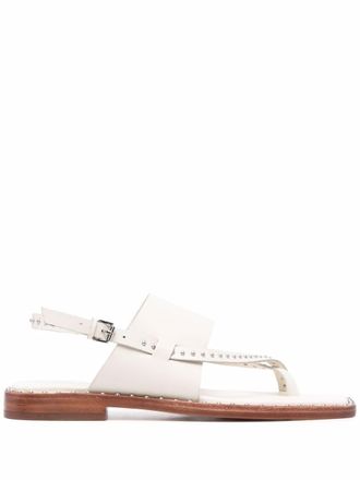 Ash Medina leather sandals - White